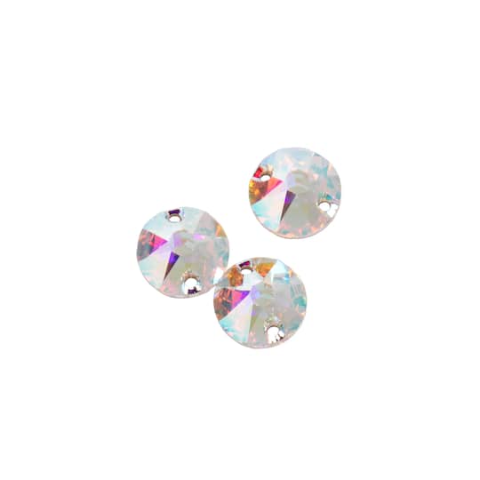 8mm Round Sew-On Austrian Crystals by Bead Landing